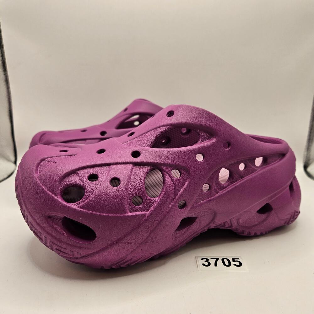 CROCS WOMEN'S 9 CAGED CLOG GRAPEBERRY SLIP ON PLATFORM SHOE 211141-5BV NWT